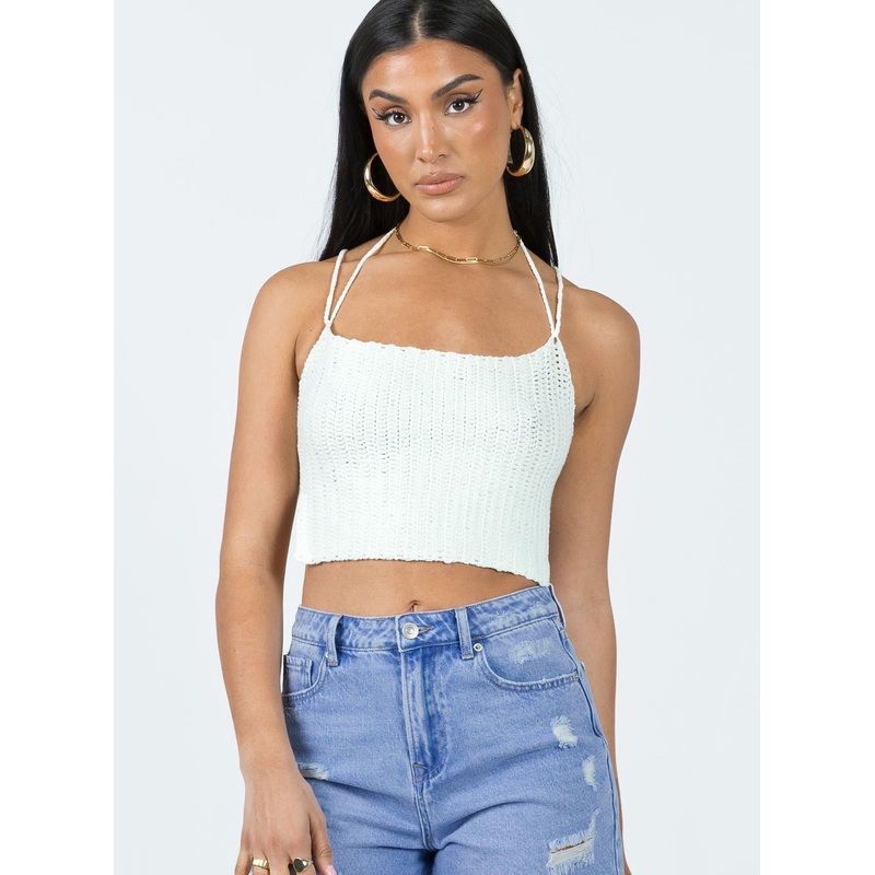 Remiah Top White