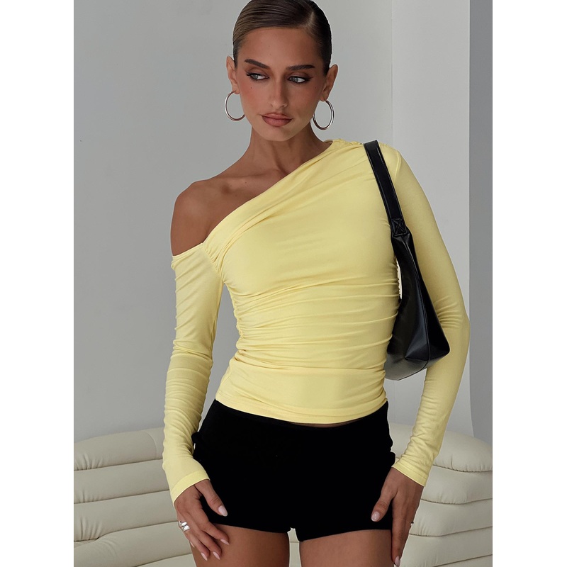 Beller Long Sleeve Top Lemon