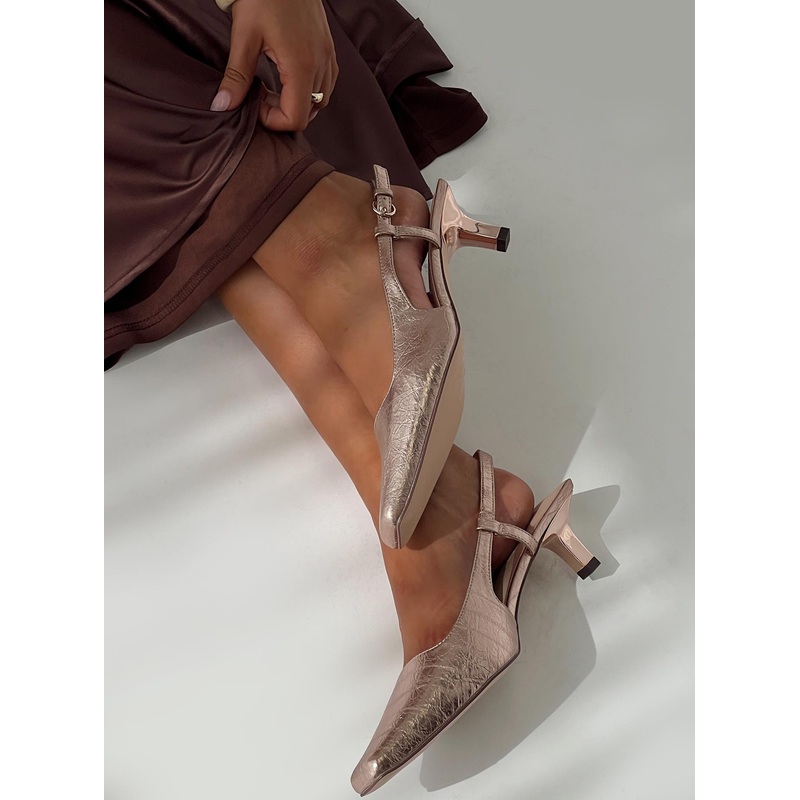 Emmaly Heels Rose Gold