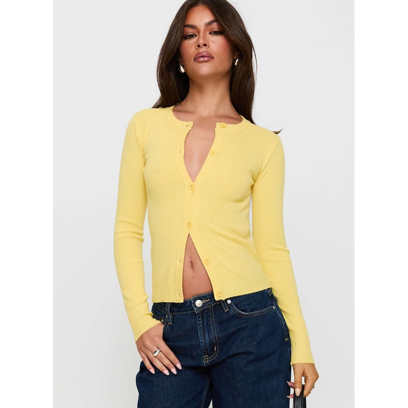 Lauraine Cardigan Lemon