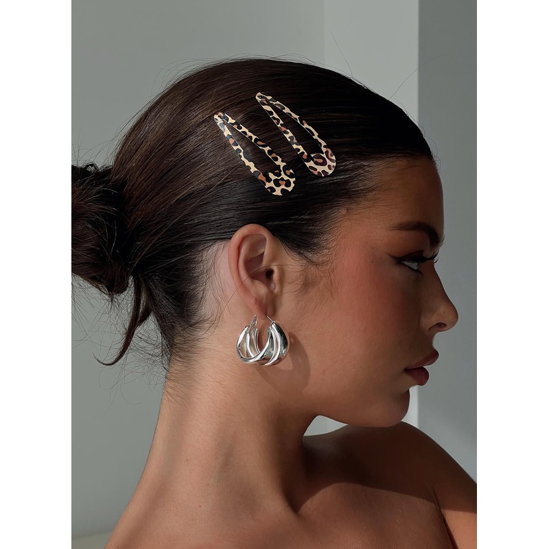 Make Your Mark Hair Clip Pack Leopard