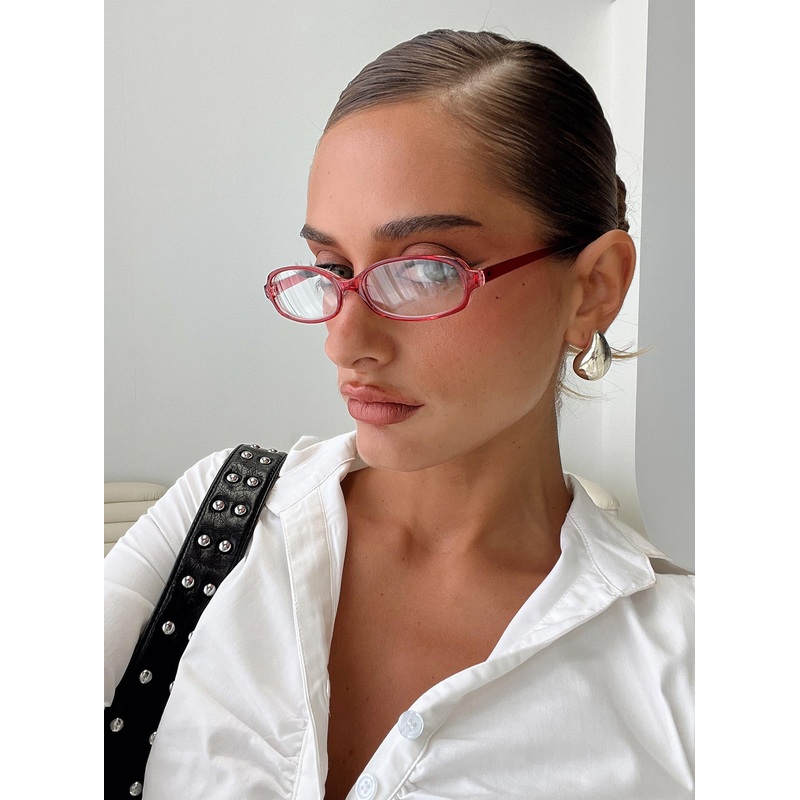 Take A Peek Glasses Red