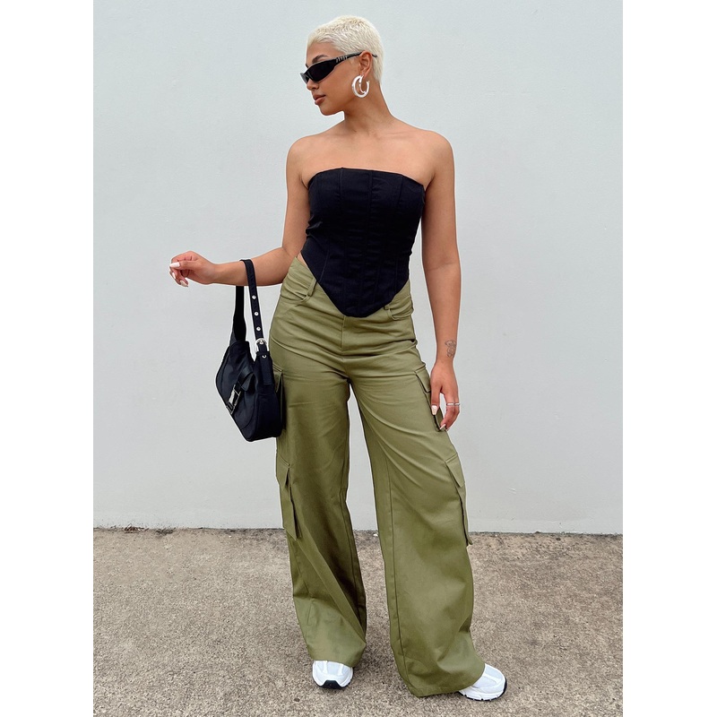 Alexis Cargo Pants Khaki