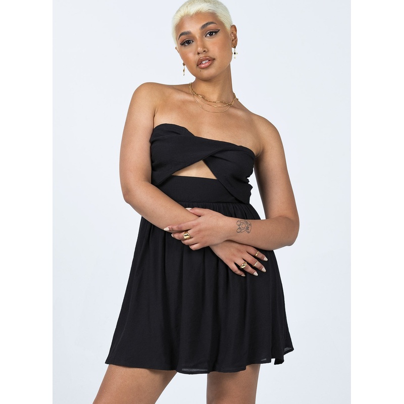 Allie Jay Mini Dress Black