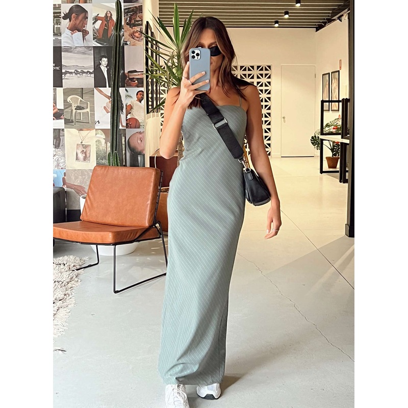 Lania Midi Dress Grey