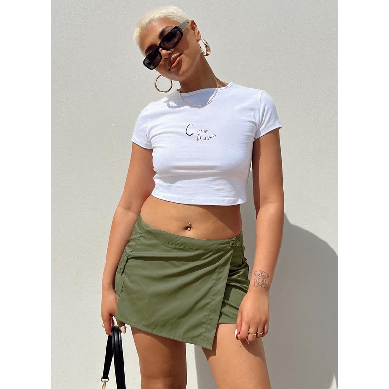 Motel Zephyr Skirt Olive