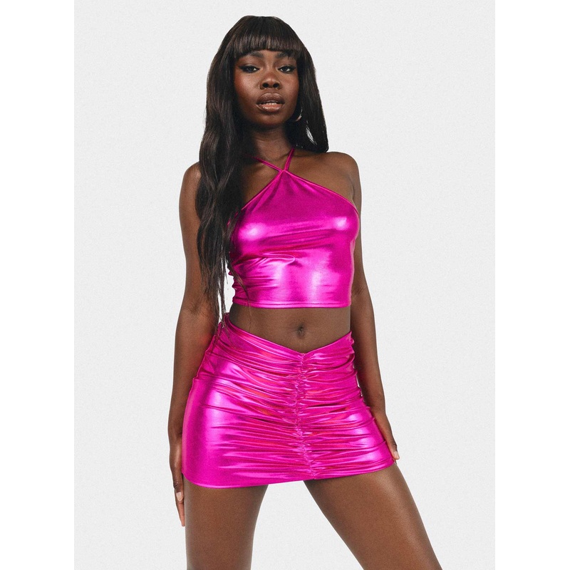 Okinya Mini Skirt Pink