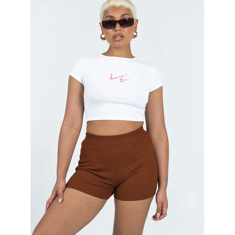 Skylar Bike Shorts Brown