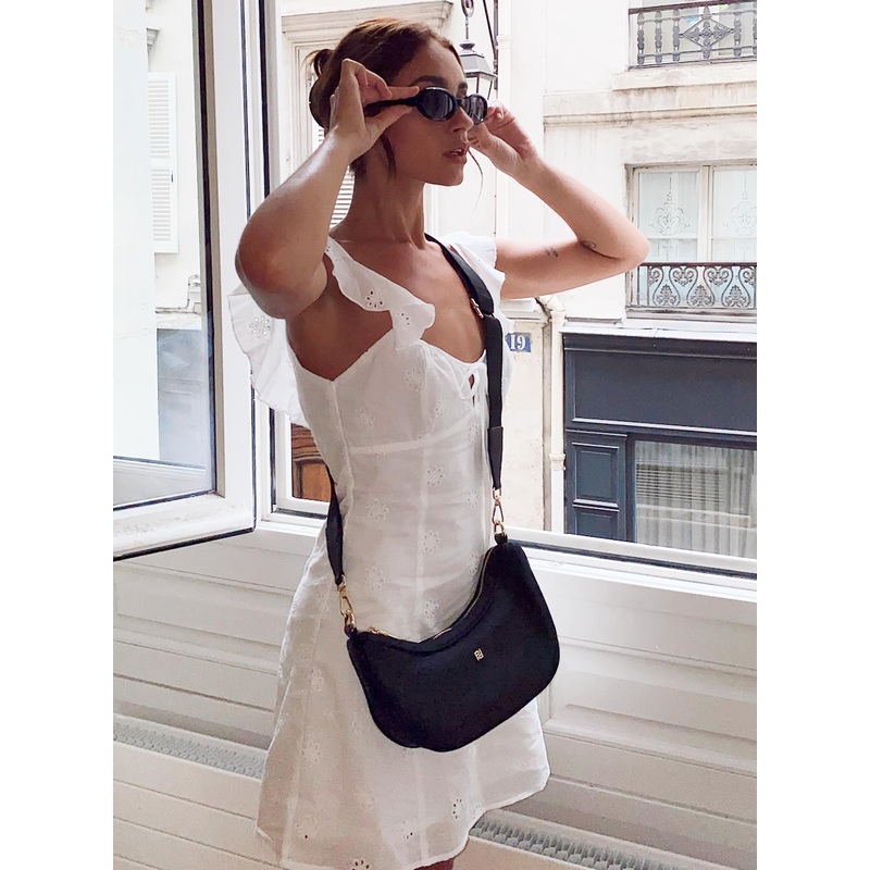 Barossa Eco Nylon Crossbody Bag Black