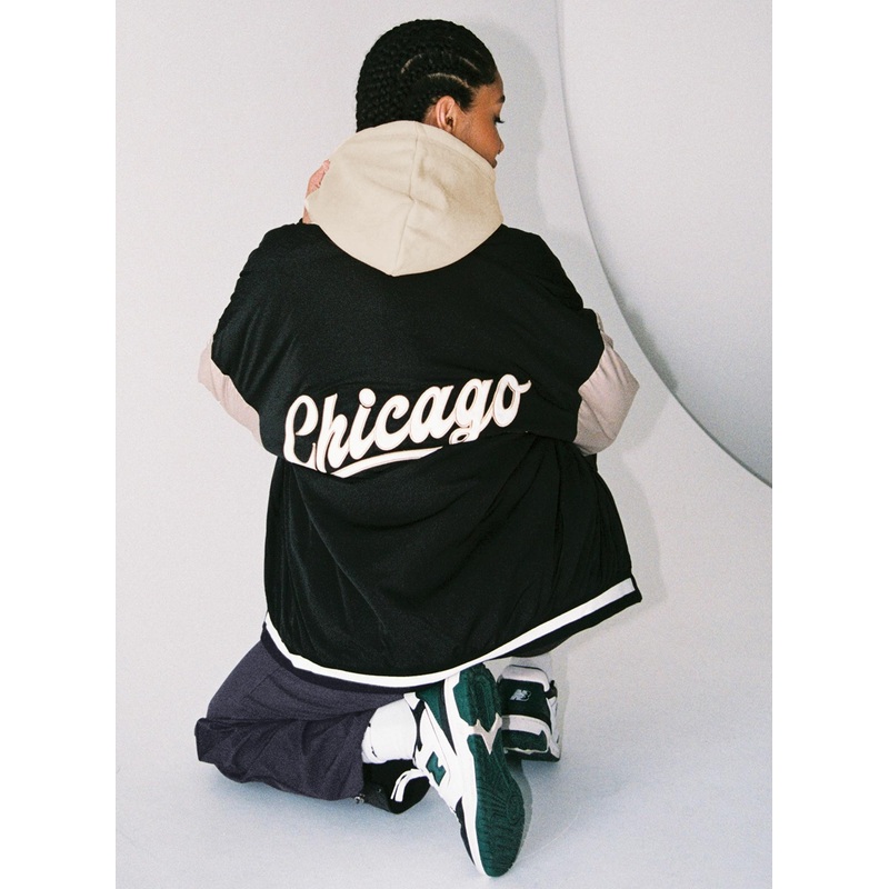 Chicago Bomber Jacket Black