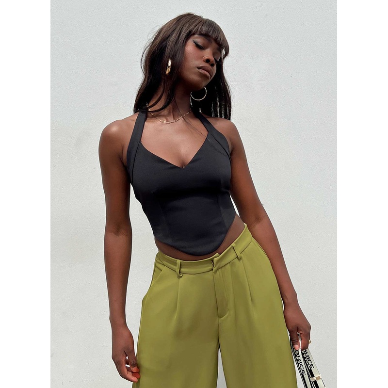 Cinto Halter Top Black