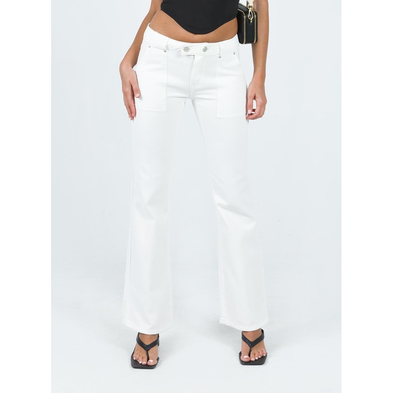 Corso Low Rise Jeans White