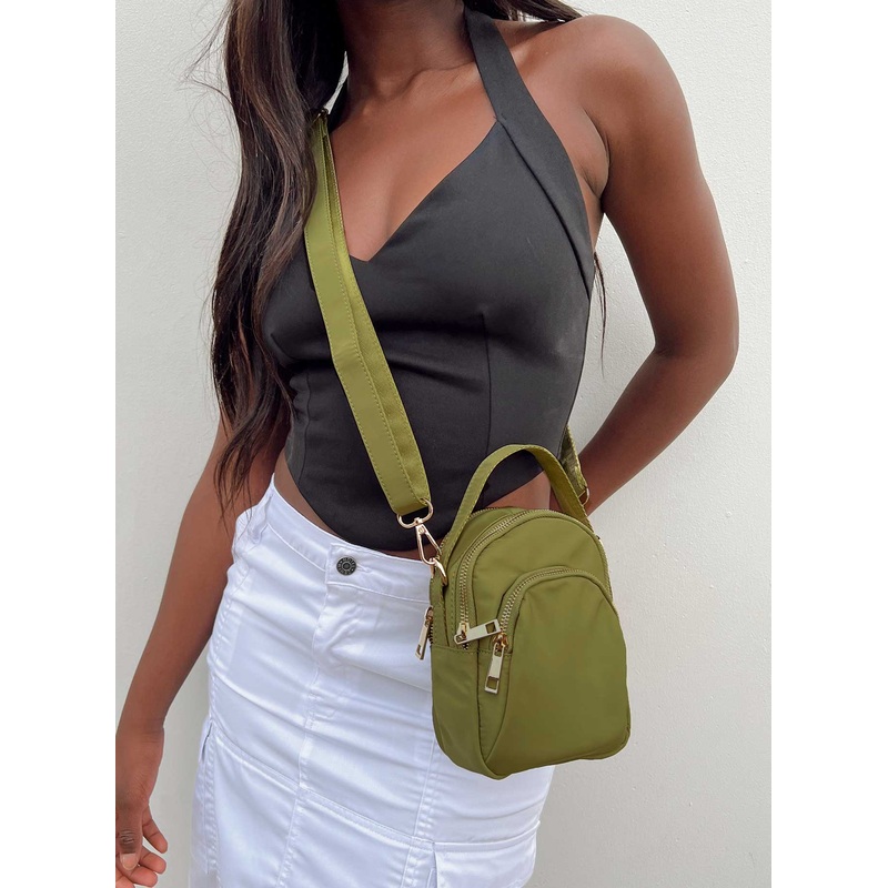 Hattie Crossbody Bag Khaki