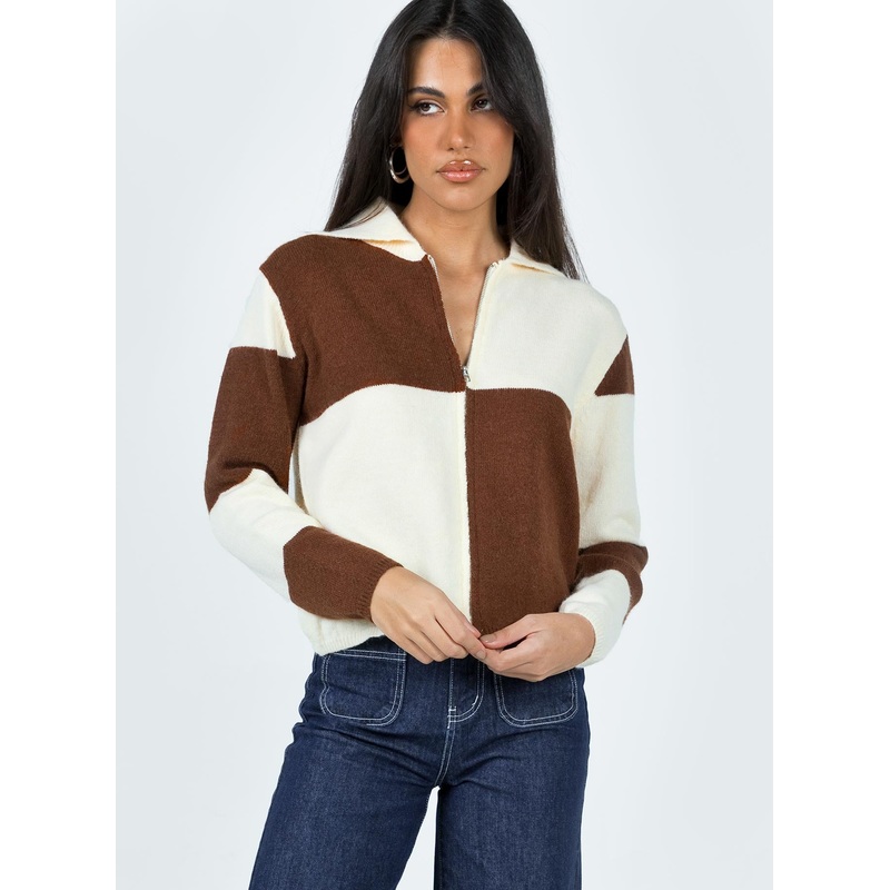 Pembroke Sweater Brown / Cream