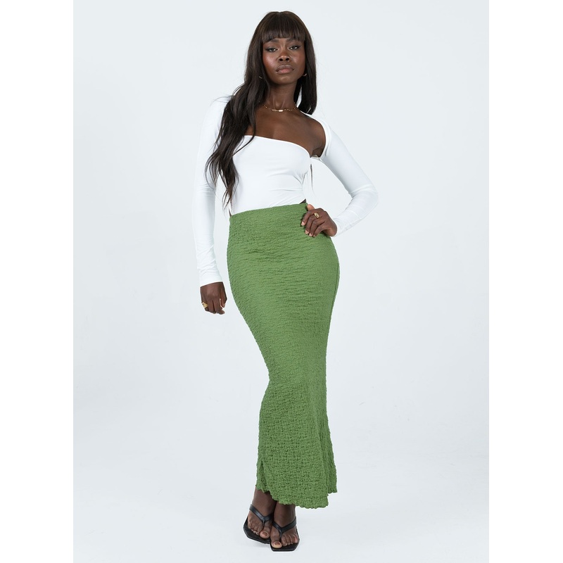 Rubes Midi Skirt Green