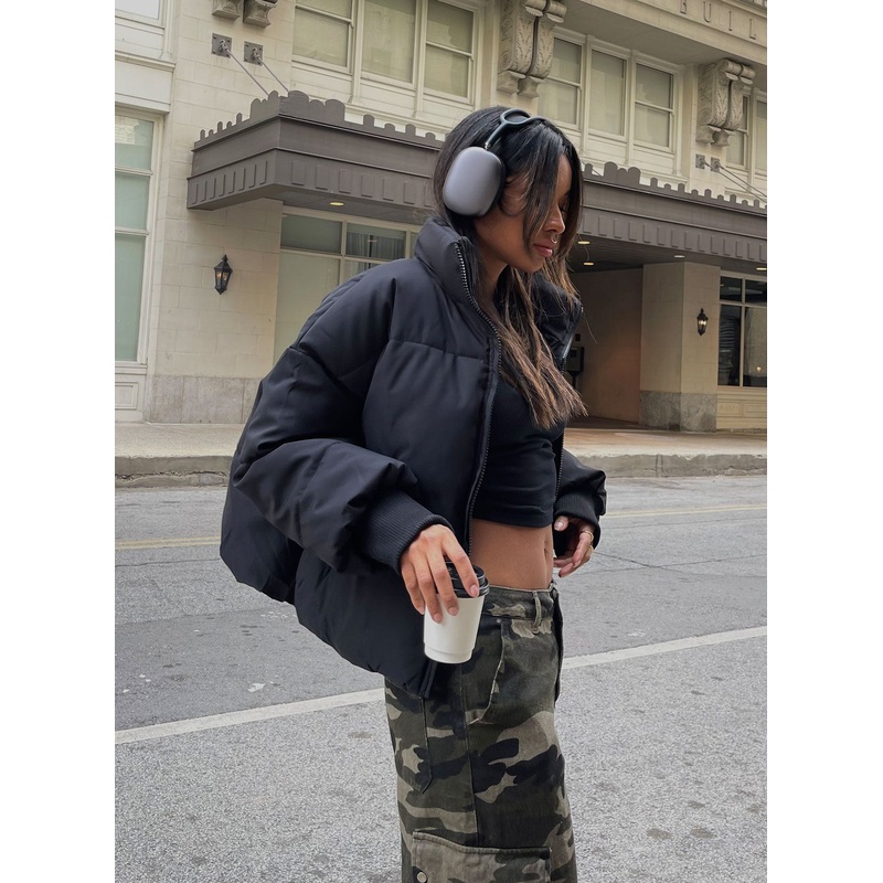 Abe Puffer Jacket Black