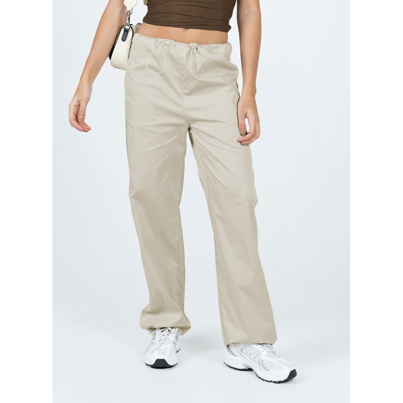 Connels Parachute Pants Beige