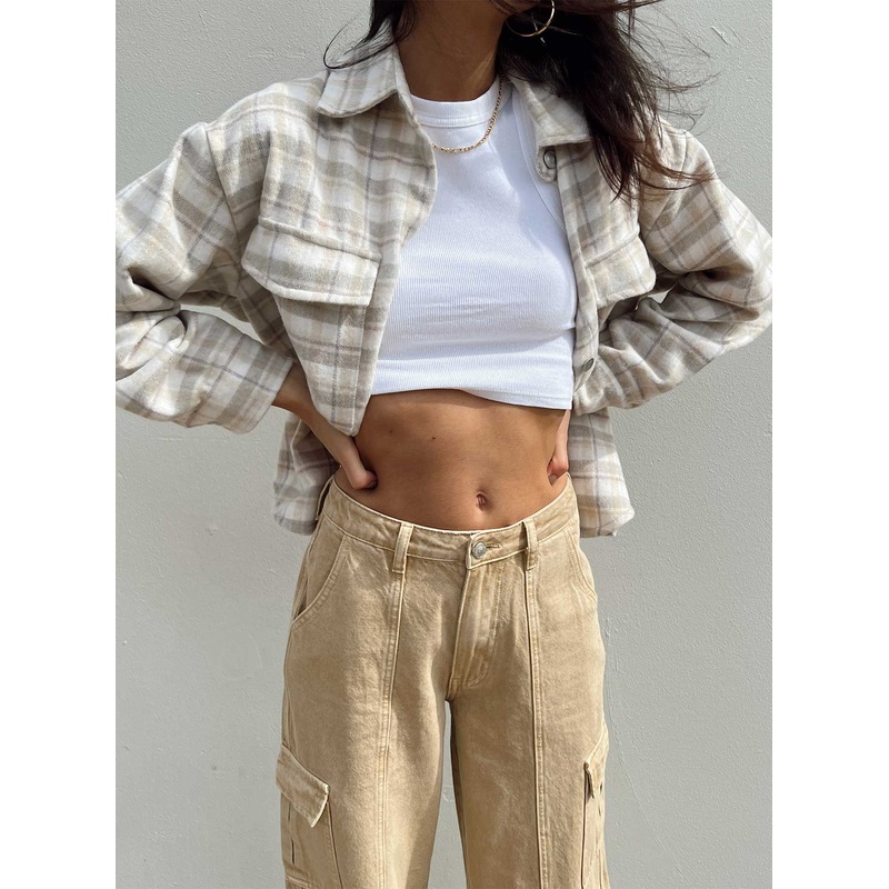 Kaystone Jacket Beige / White