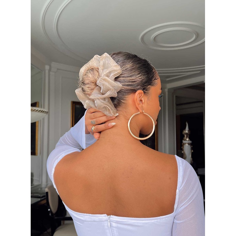 Margot Scrunchie Beige
