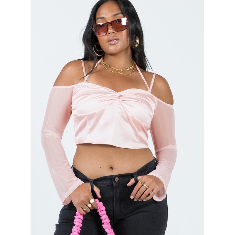 Promenade Top Pink