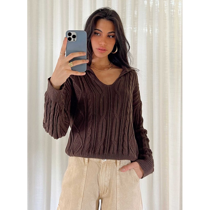 Symons Sweater Brown