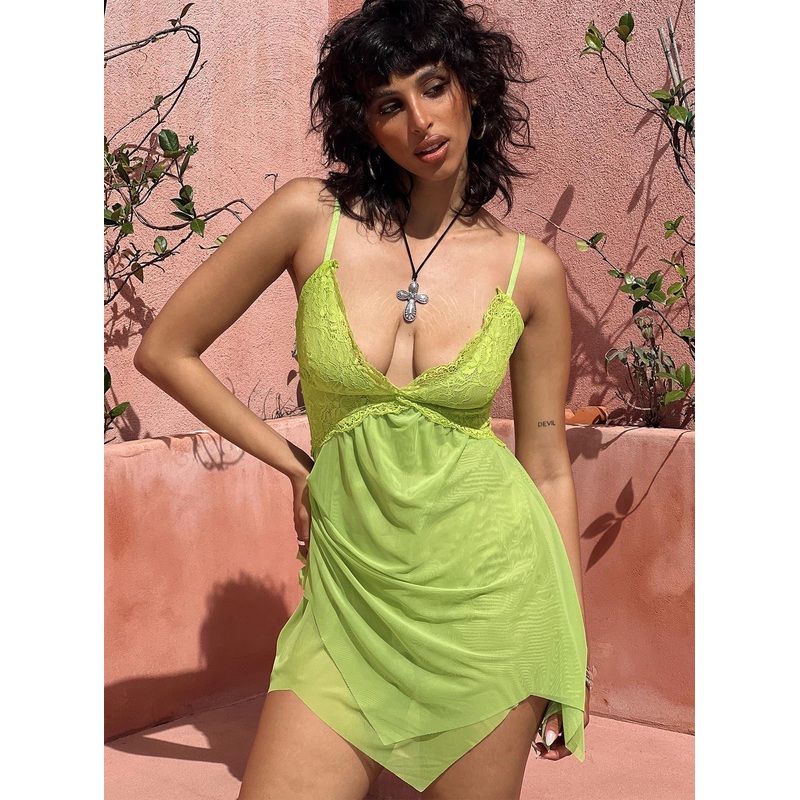 Tinker Mini Dress Green