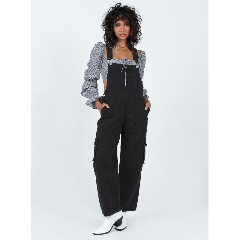 Cargo Overalls Black