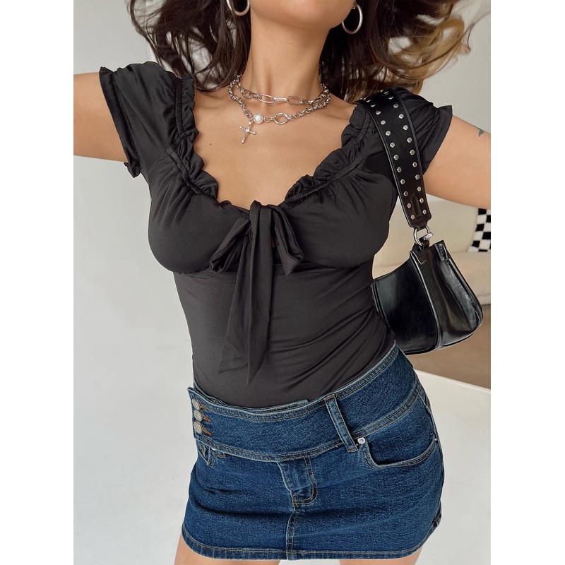Medina Bodysuit Black Petite