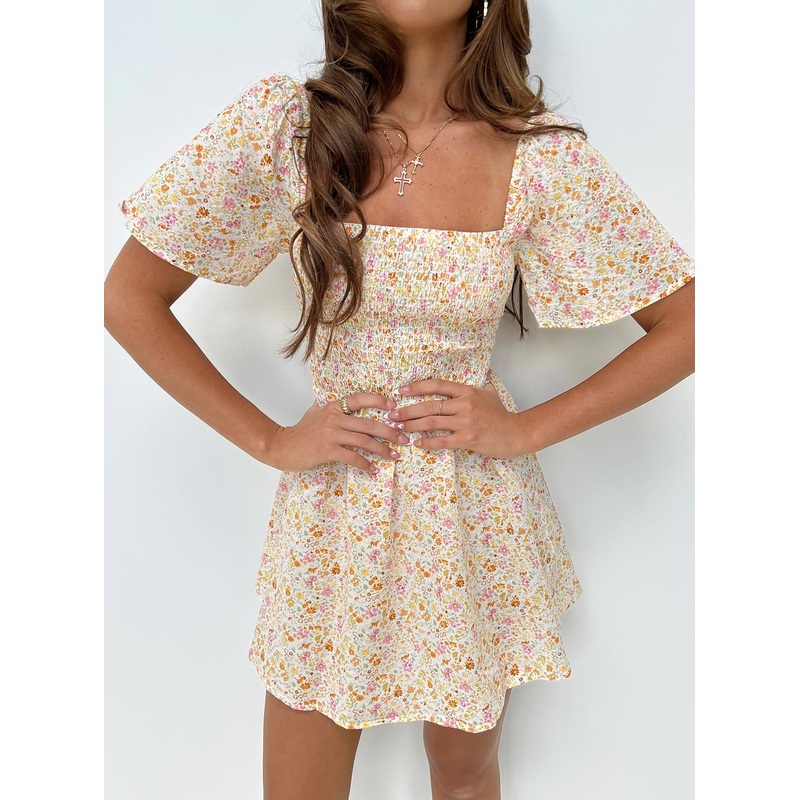 Summer Nights Mini Dress Floral Petite