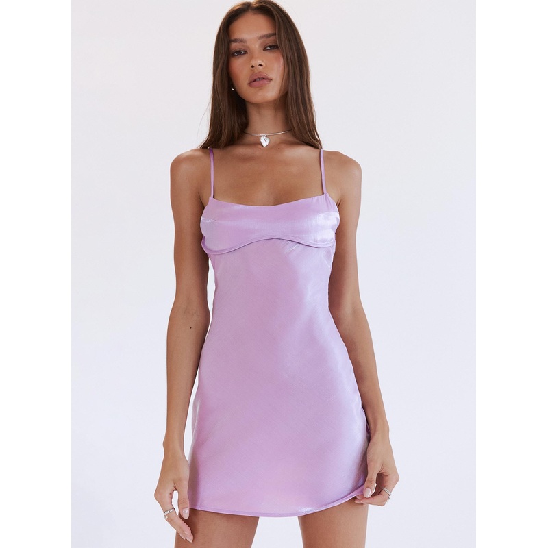 Violetta Mini Dress Purple