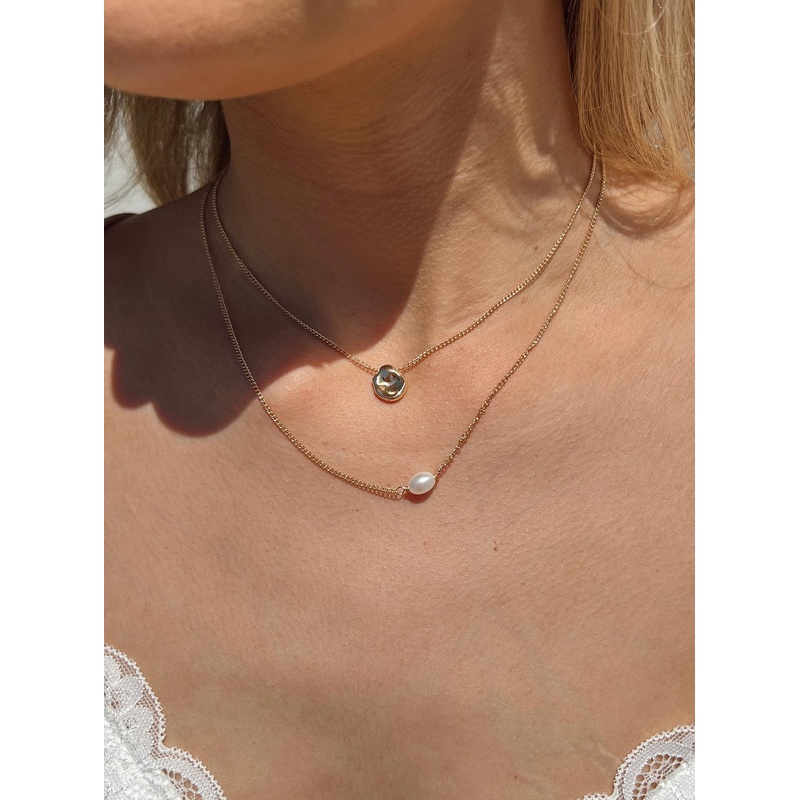 Corindi Pearl Necklace Gold