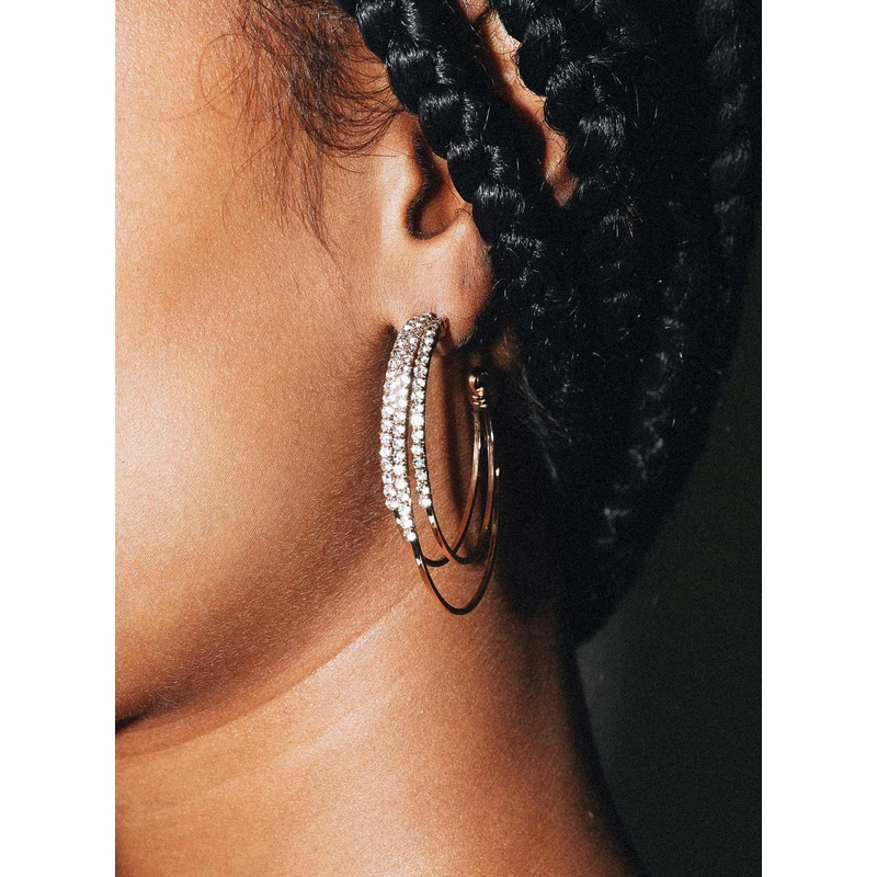 Ekin Hoop Earrings Gold