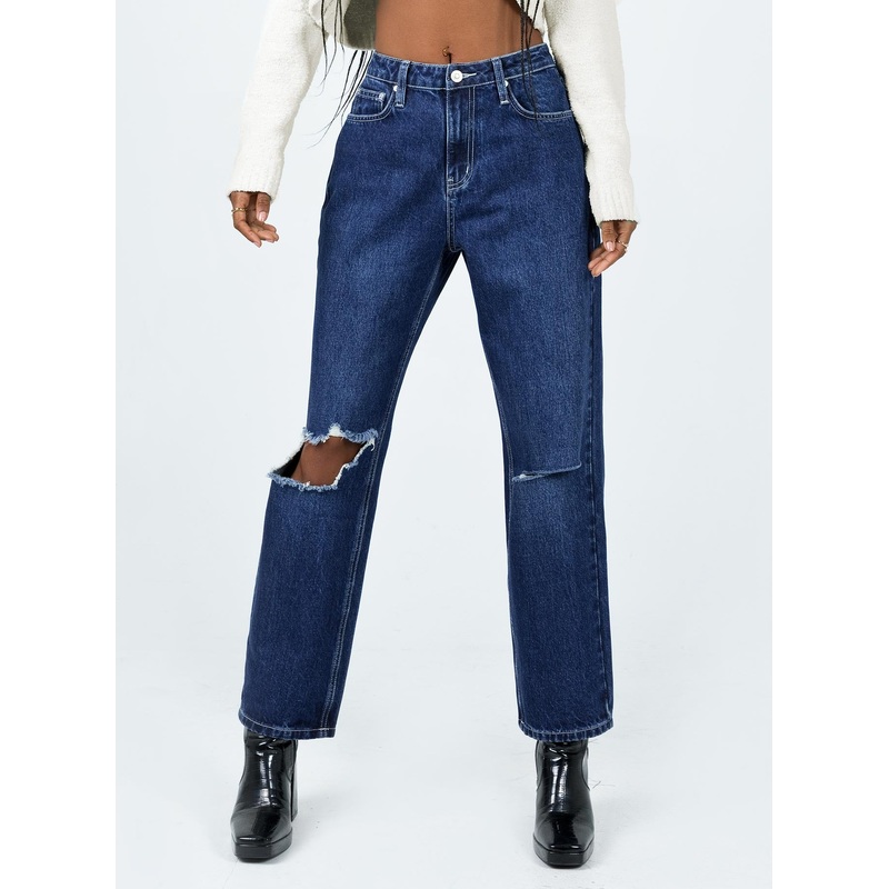 Fairmount Straight Leg Jean Dark Wash Denim