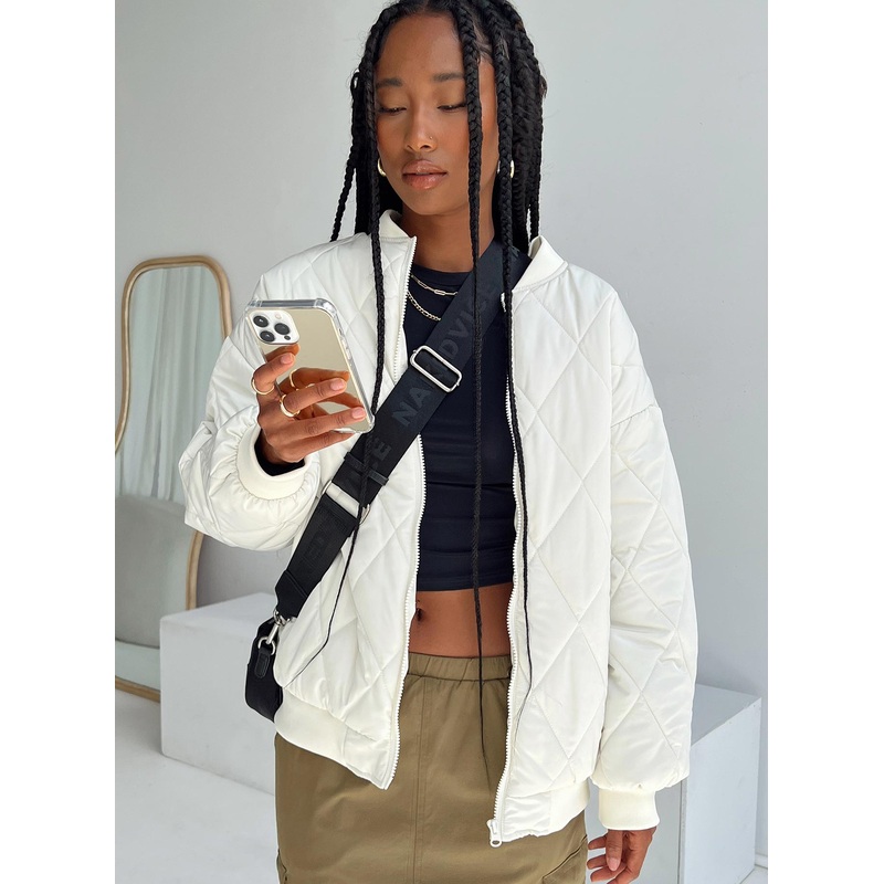 Keean Quilted Jacket Cream