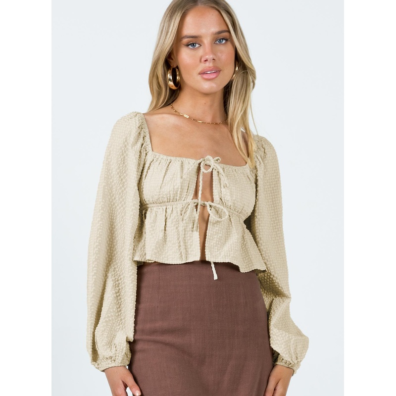 Ardelle Top Beige