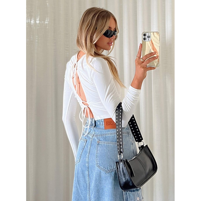 Barriston Long Sleeve Top White