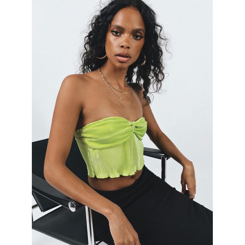 Bettye Twist Top Green