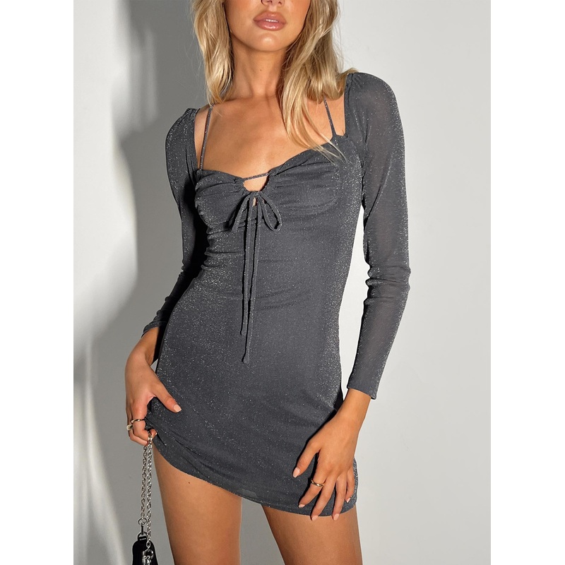 Stassie Mini Dress Grey