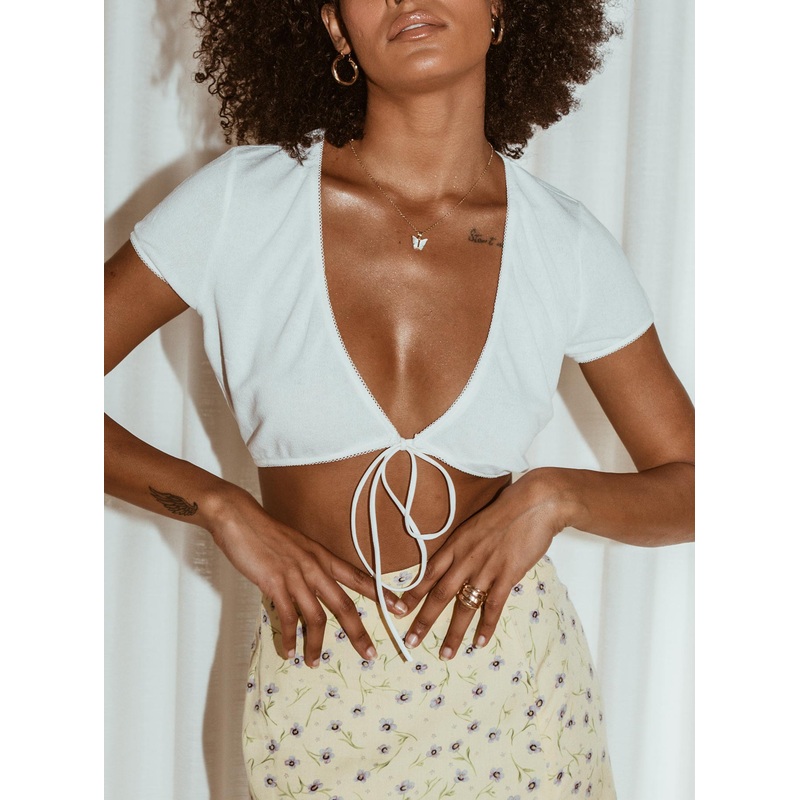 Torie Top White