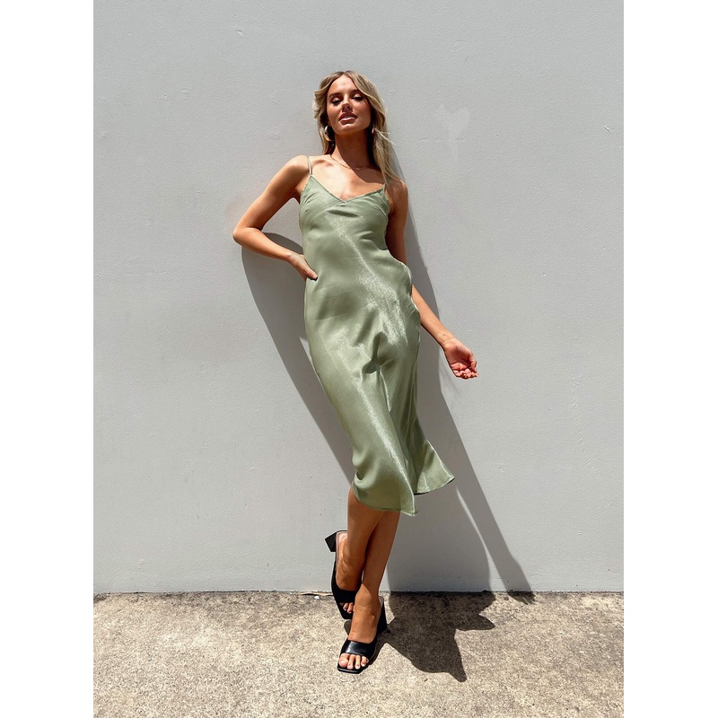 Varese Midi Dress Green