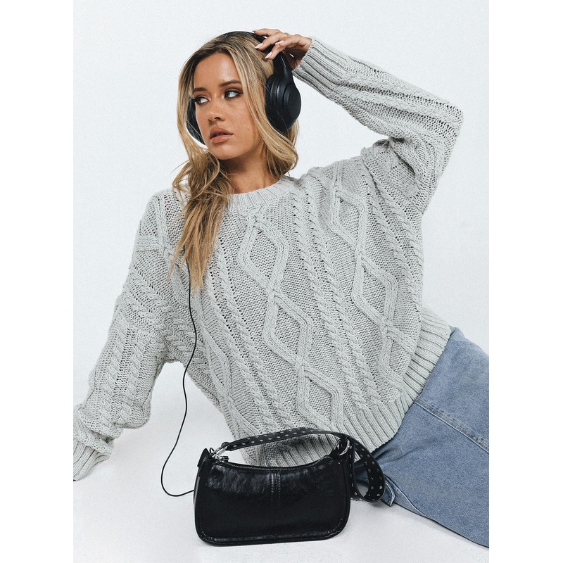 Anaya Oversized Sweater Grey