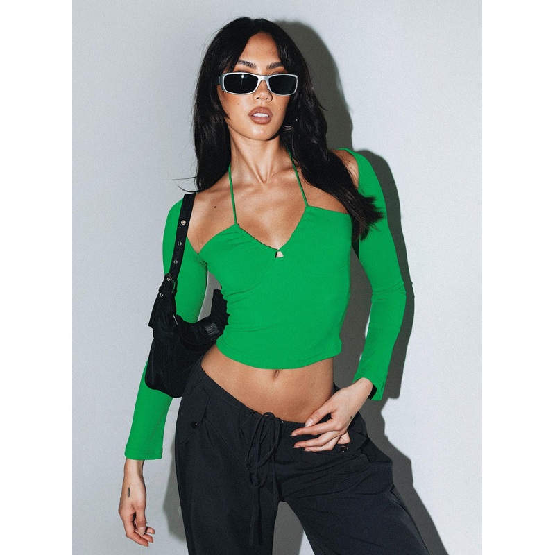 Coppola Long Sleeve Top Green