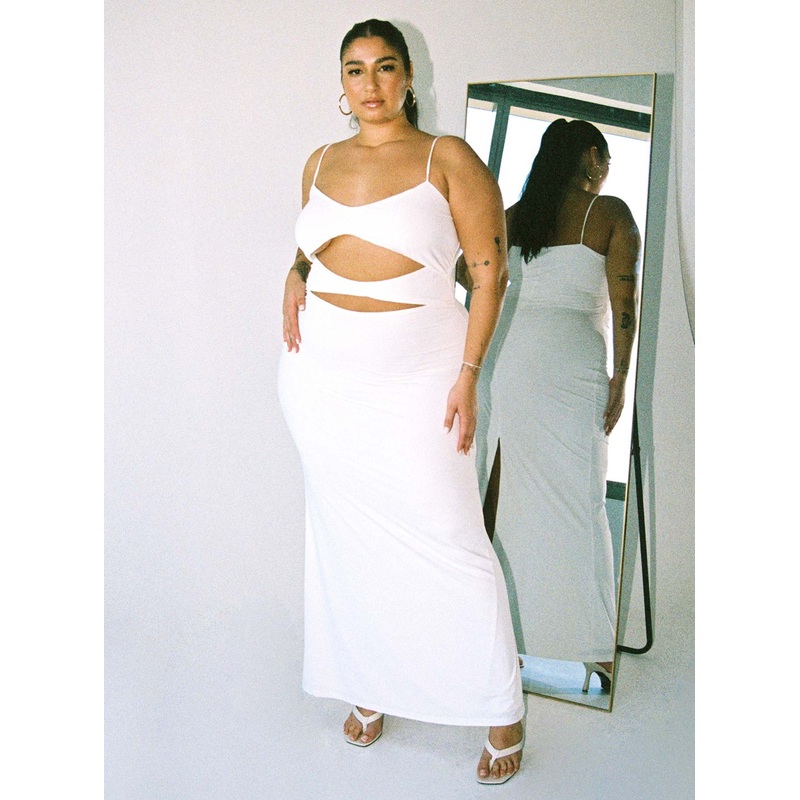 Maci Maxi Dress White Curve