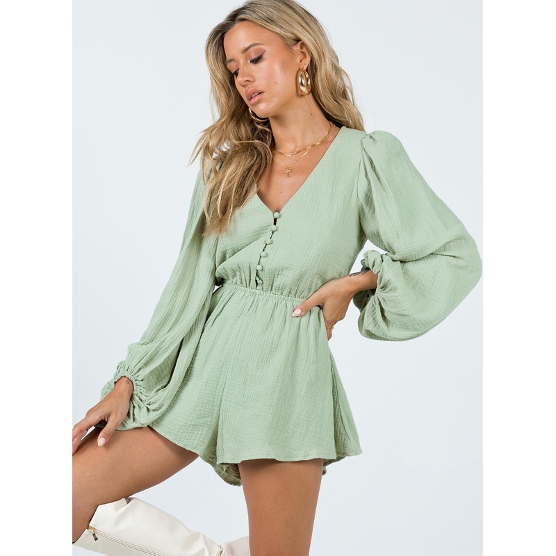 Morton Romper Sage