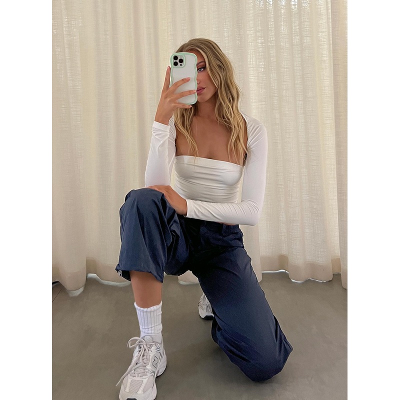 Annerley Parachute Pants Navy