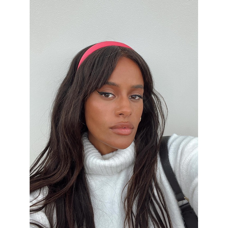 Bratitude Headband Hot Pink