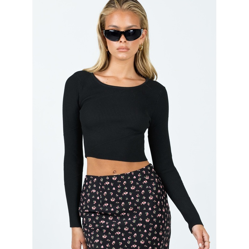 Brunz Long Sleeve Top Black