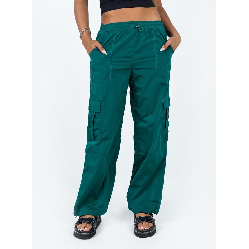 Gama Parachute Pants Teal