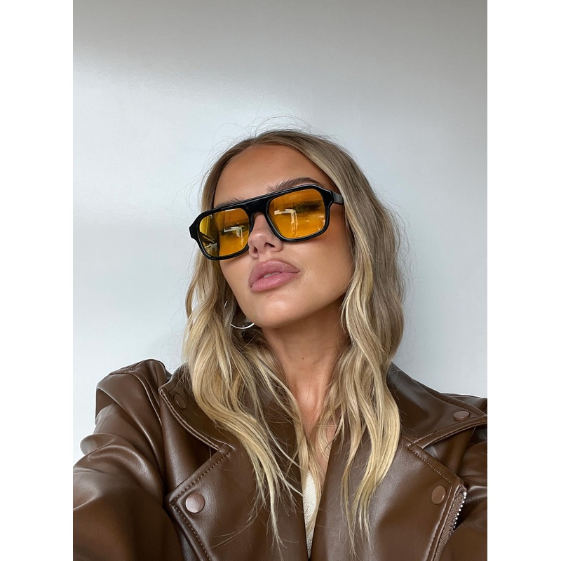 Hetley Sunglasses Black / Yellow