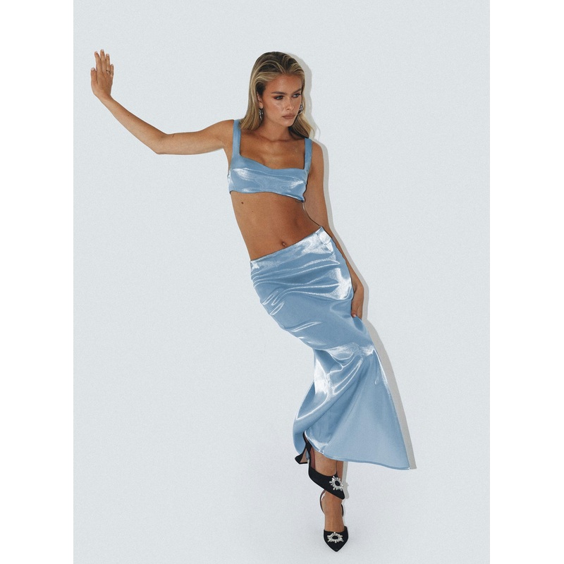 Katharina Maxi Skirt Blue